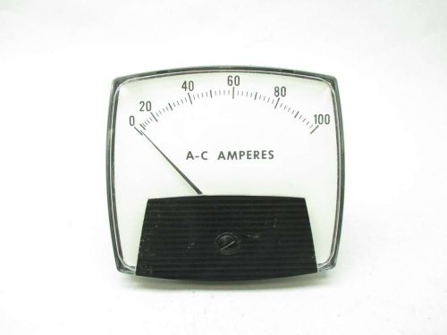 YEW 0-100 A-C AMPERES METER D461821
