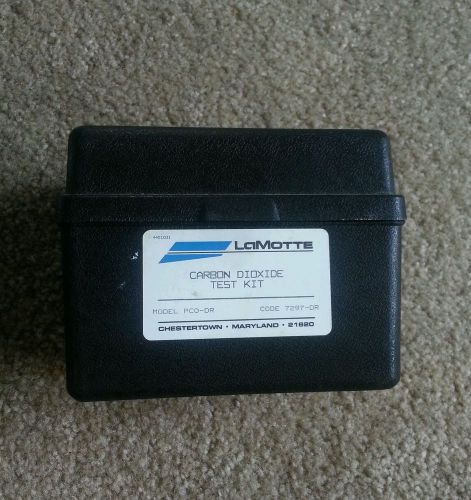 LaMotte Brand Carbon Dioxide Test Kit Gas Analyzer CO2 O2 Case Instructions