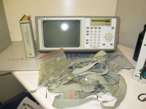 Hp 1651a logic analyzer with manual, probes, os disk, 115/230vac, 200w for sale