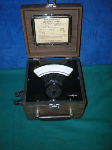 Vintage SENSITIVE RESEARCH Electrostatic VOLTMETER Volt Meter ESD-9x 3000v