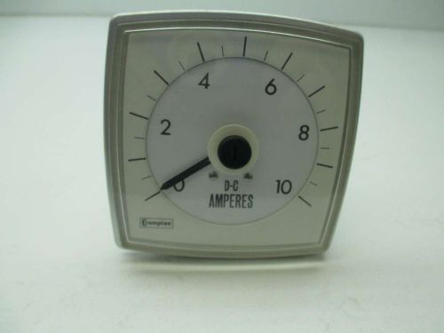 Crompton 016-05ca-gbsn 0-10a amp dc amperes ammeter meter d394810 for sale