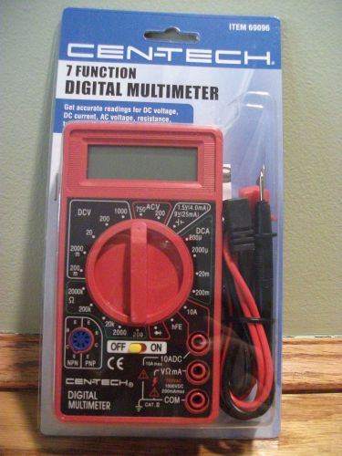 Electrical Digital Test Meter - Tester - Volts Amps Ohms WITH BATTERY - NEW