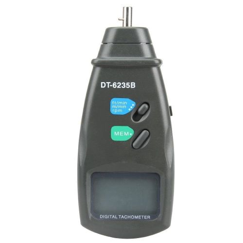 new P4PM DT6235B Digital Contact Tachometer RPM Meter Surface Speed Meter Speedo