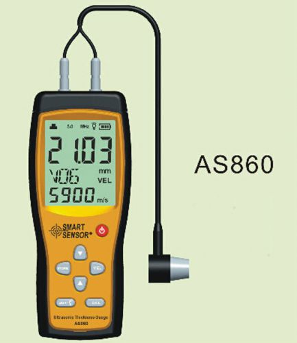 As860 ultrasonic steel aluminium plate thickness gauges as-860 for sale