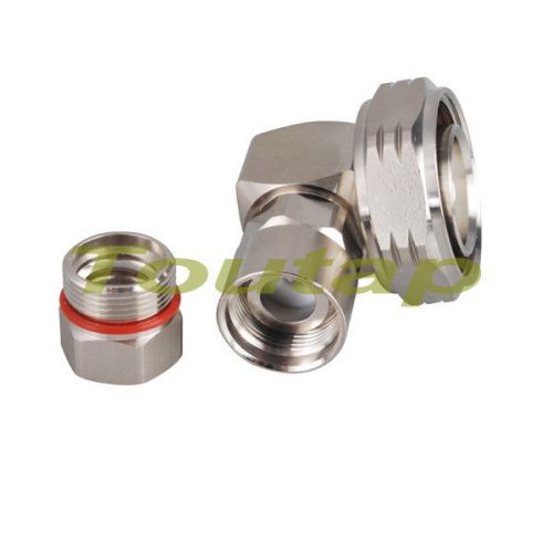 7/16 din clamp plug male ra right angle for corrugated copper 1/2&#039;&#039; cable for sale