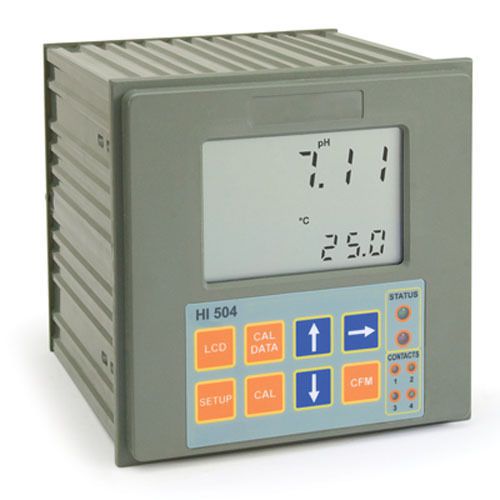 Hanna Instruments HI504224-0 pH, ORP controller, 2 sp, PID, 2 ang, 24V