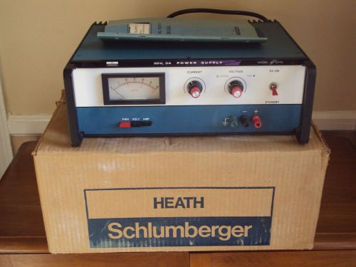 HEATH SCHLUMBERGER POWER SUPPLY SP-2710 WITH MANUAL