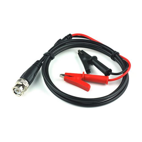 Bnc copper double alligator clip test cable probe leads for oscilloscope meter for sale