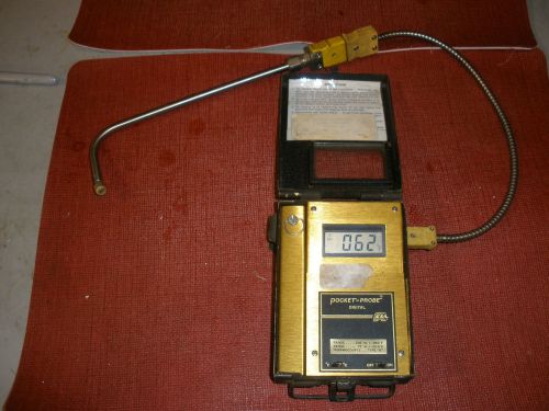 Edl temperature pocket probe digital gage -100 deg to +1,850 deg  f for sale