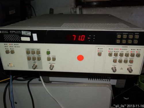 Used HP Agilent 8130A High Speed Pulse Signal Generator 300 MHz W/O Accessories