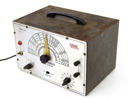 Eico 377 sine square wave audio signal generator vintg test equipment powers on for sale