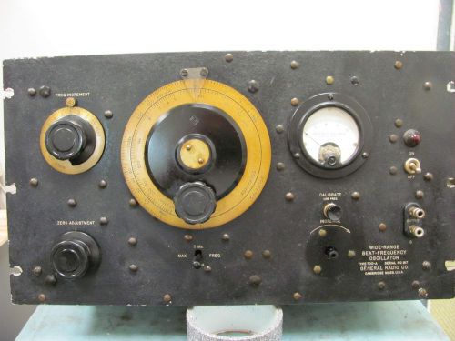 GENERAL RADIO GR TYPE 700-A WIDE-BAND BEAT FREQUENCY OSCILLATOR