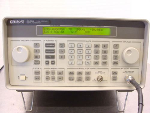 HP Agilent 8648D Signal Generator, 9 kHz to 4 GHz w/ Opt 1EA TESTED GUARANTEED!