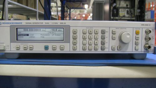 Rohde &amp; schwarz sml 02, 9khz to 2.2ghz signal generator, sml02 for sale