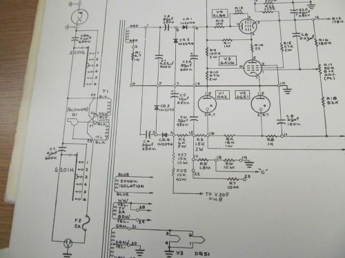Telonic PD-3X7 Sweep Generator Instruction Manual w/ Schematics 46197