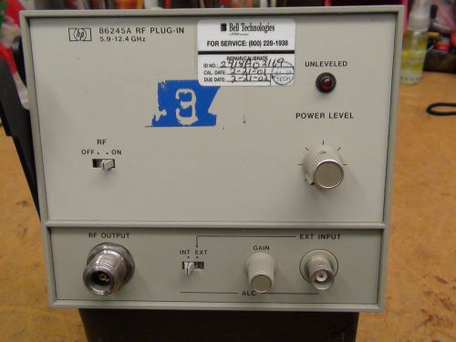 HEWLETT PACKARD HP 86245A 5.9 TO 12.4 Ghz PLUG IN