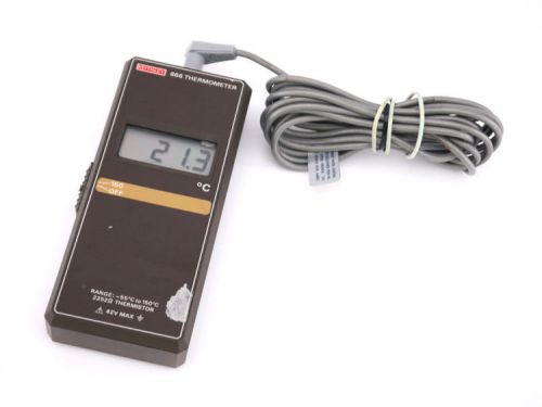 Keithley 866 -55-150?C Digital LCD Thermometer 2252? Thermistor w/YSI 402 Probe