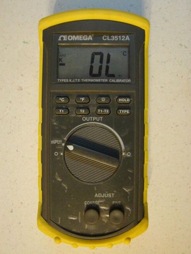 Omega cl3512a types k, j, t, e thermometer calibrator for sale