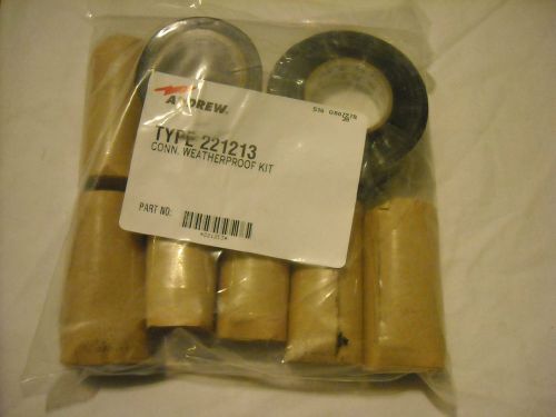 Andrew Type 221213 Connection Weatherproofing Tape Kit; 6 Butyl,3 Electric; New
