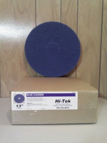 13&#034; BLUE CLEANER PADS, CASE OF 5