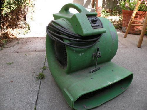 Drieaz turbo dryer model f65-sp green  3 spd adj height painters carpet cleaners for sale