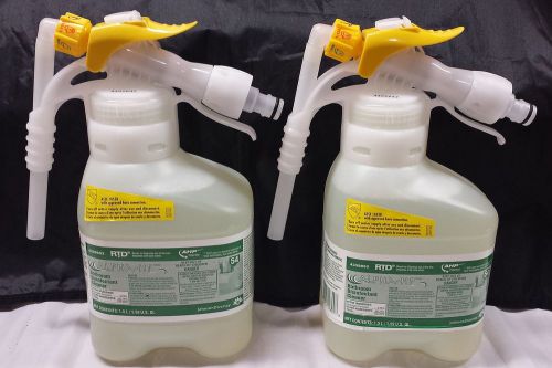 Alpha-hp 54 multi surface bathroom disinfectant cleaner diversey 2 bottles for sale