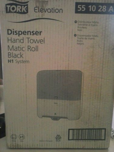 Tork hand towel matic roll dispenser. Black. 55 10 28 A