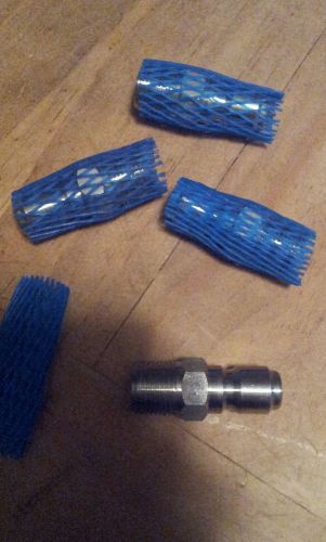Pressure Washing QD 3/8&#034; Male Plug Nipple Stainless Steel Coupler 87071520