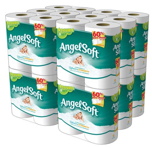 Angel Soft Bathroom 2 Ply Toilet Tissue Paper 48 Rolls Strong Comfortable