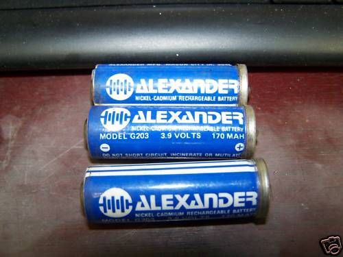 alexander federal gauge rechargable battery 3.9 v used