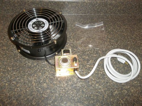 New 10 inch comair rotron caravel cooling fan power supply and power cord 115v for sale