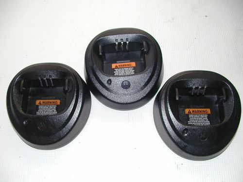 Lot; (3) Motorola Two-way Radio Chargers For CP200