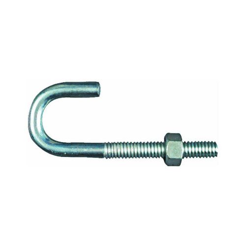 Stanley/natl 5/16&#034; x 3&#034; plated j bolt with nut/truck box bolts n232-918 wthrgard for sale