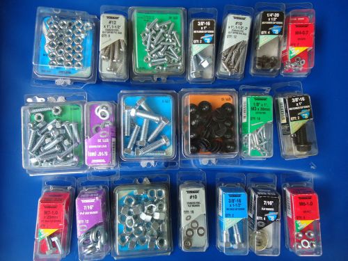 Lot of dorman, mixed bolts,nuts, washers, screws, pins, etc..good tools for sale