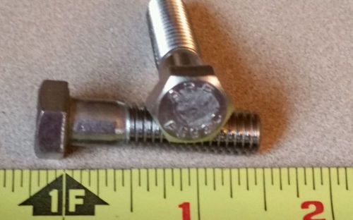 50 pcs. new 3/8&#034;-16 x 1-1/2&#034; stainless steel hex bolts for sale
