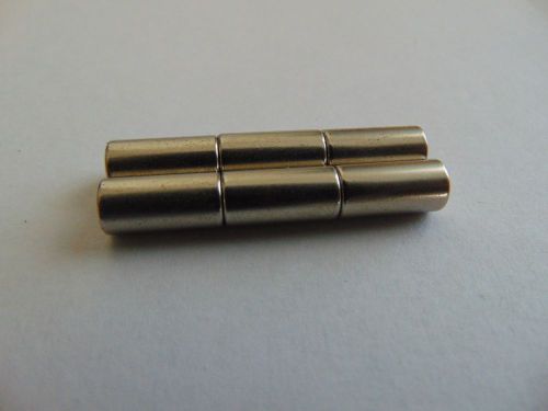 6 Neodymium Strong Magnets D 1/4 x L1/2   N48