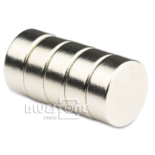 Lot 5 X Big Strong Round Disc Cylinder Magnets 12 * 5mm Neodymium Rare Earth N50