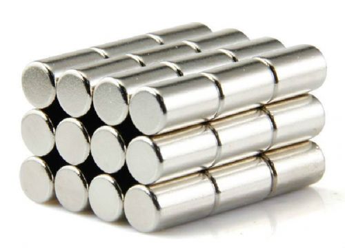 20pcs Cylinder Rare Earth Neodymium Magnets 5 mm x 10 mm N50 Disc Round Magnets