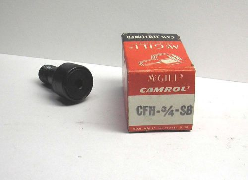 McGill Camrol Roller Bearing Cam Follower CFH-3/4-SB NOS