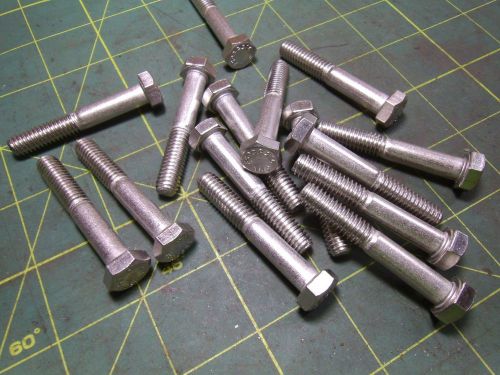 Hex head bolt 5/16-18 x 2 stainless steel f593g316 t.h.e. qty 15 #52054 for sale