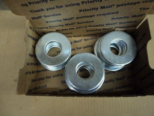 (lot of 24) 1 1/4&#034; uss standard zink plated steel flat washers for sale