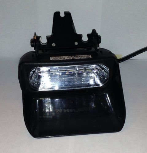 Whelen avenger single head led warnng light dash/deck car outlet cord (b) used for sale
