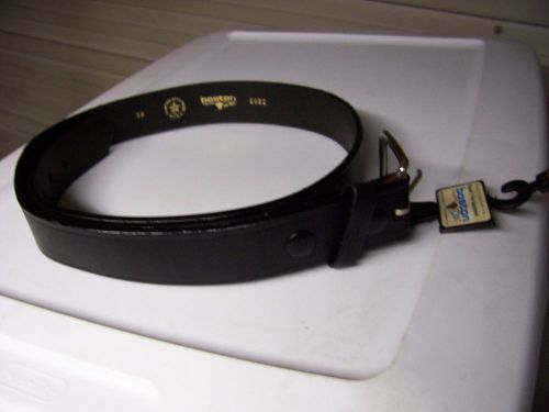 Boston Leather 6582 DUTY BELT 1 1/4&#034; size 46&#034; Black  FREE SHIPPING