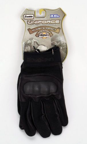 Franklin uniforce flash &amp; impact 2nd skins ii special ops gloves short cuff xxl for sale