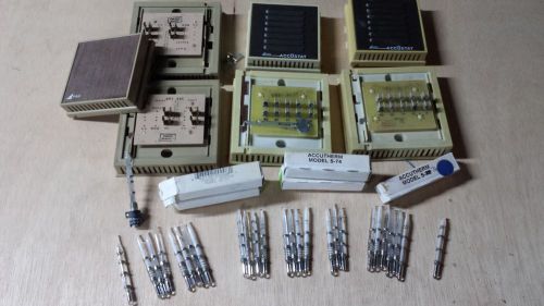 Accustat thermostat lot w/32 accutherm bulbs for sale