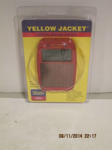 Yellow Jacket 49041 HI Side Solar Gauge, BRAND NEW IN SEALED PACK, FREE SHIPPING