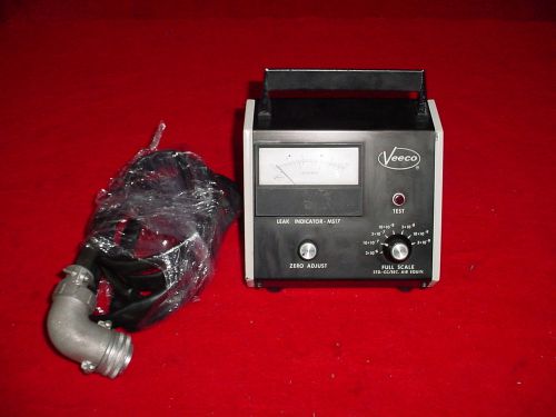 Veeco ms 17 helium gas leak indicator detector 0126-005 #2 for sale
