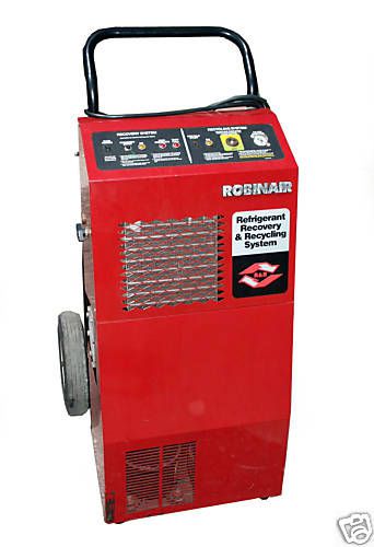 Robinair refrigerant recovery &amp; recycling station model 17500 b - r12 22 500 502 for sale