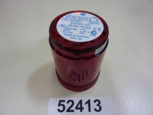 Allen bradley stack light red 855e-24tl4, series a #52413 for sale