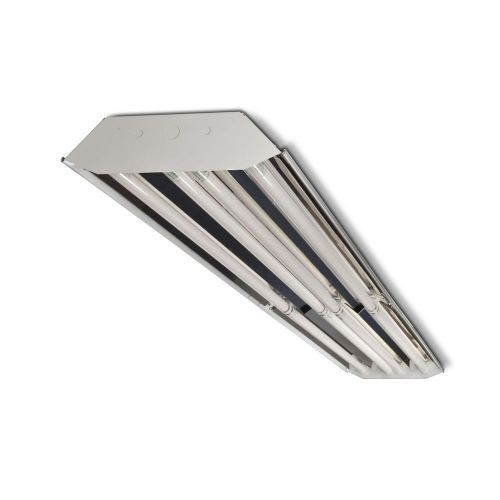 CURVED PROFILE 8 LAMP T8 FLUORESCENT HIGH BAY SHOP WAREHOUSE GROW FIXTURE